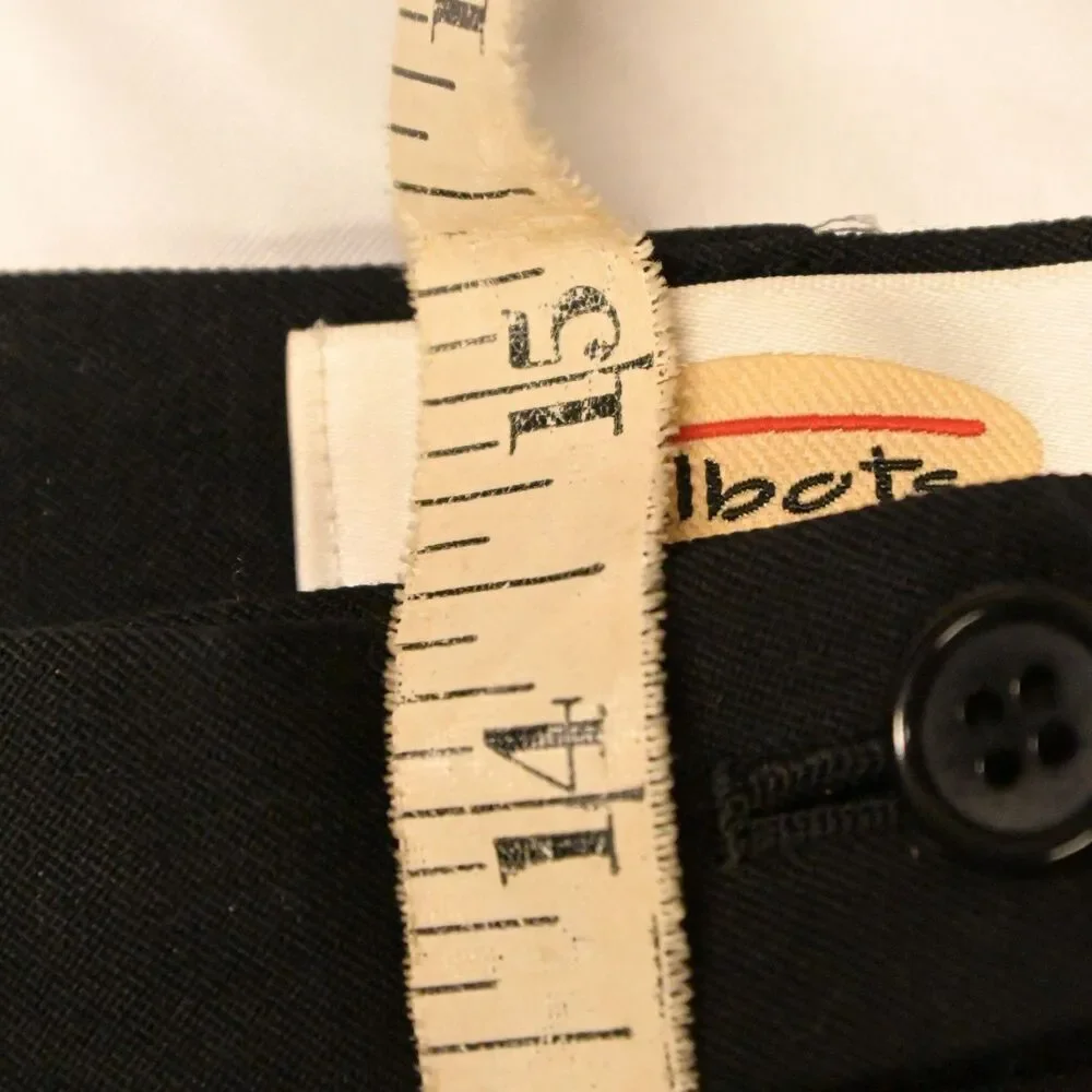 Talbots Black‎ 100% Wool 2-Piece Pants Suit Japan Women's Petite 16P - Picture 6 of 14